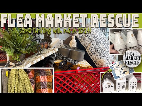 COME THRIFT STORE SHOPPING WITH ME FOR HUGE HOME DECOR FINDS-THRIFT FLIP RESELLING- 2024