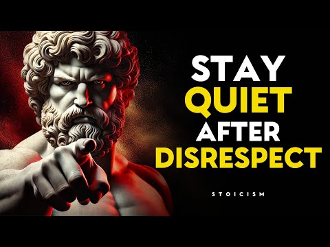 Your Silence After The Disrespect Is Killing Them | Stoicism