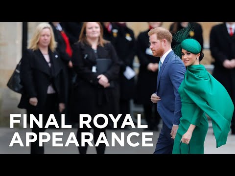 Harry, Meghan's final royal appearance