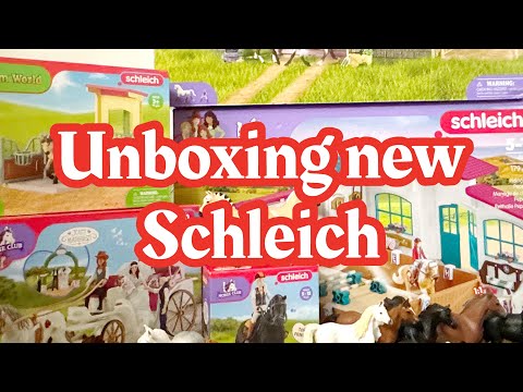 UNBOXING 10+ NEW SCHLEICH