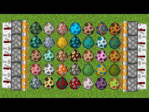 x1000 Minecraft eggs combined?