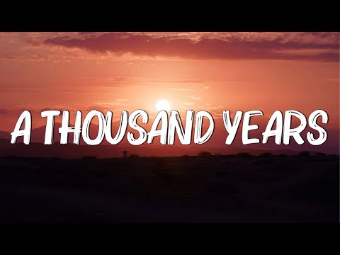 A Thousand Years - Christina Perri  (Lyrics) | Adele, Coldplay (Mix Lyrics)