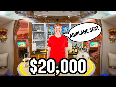 Extreme $20,000 Airplane Seat!