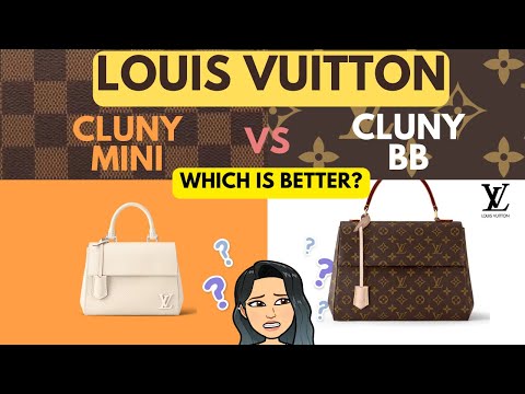 ❓❓LOUIS VUITTON CLUNY MINI VS CLUNY BB REVIEW | WORTH IT?❓❓ 💓 LV CLUNY HANDBAG REVIEW LV BAG