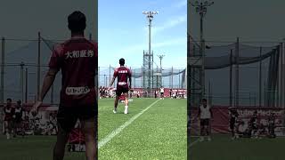 武藤嘉紀選手によるロングキックのコツ伝授　#ヴィッセル神戸 #武藤嘉紀