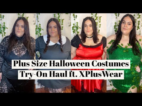 Plus Size Halloween Costumes Try-On Haul ft. XplusWear 🎃