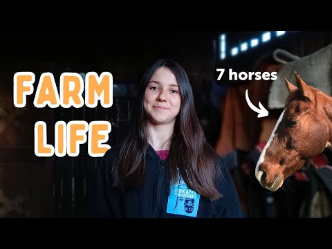 DAY IN THE LIFE OF A FARM GIRL! | Life with 7 horses