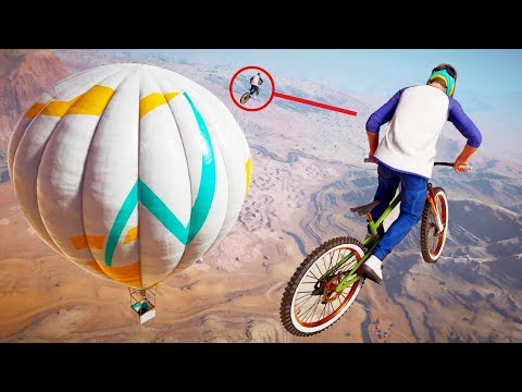 I BIKED OFF A HOT AIR BALLOON! (Riders Republic)