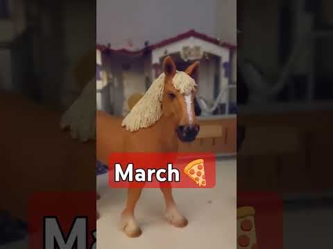 The 12/9 months of the year #schleich #shorts #horses