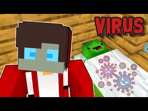 Maizen : Let's kill the virus!😈 - Minecraft Parody Animation Mikey and JJ