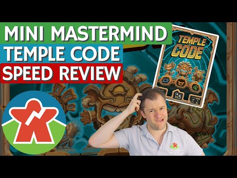 Temple Code - Board Game Review - I Shall Call Him . . . Mini Mastermind