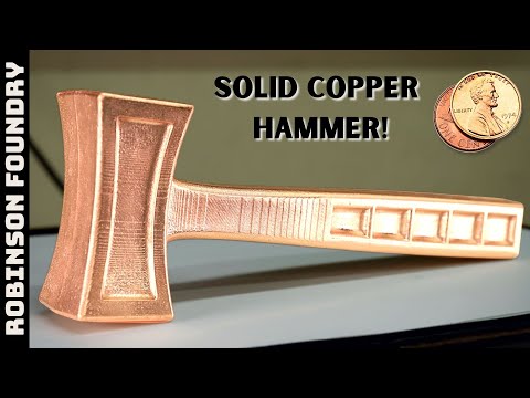 Making a Solid Copper Hammer