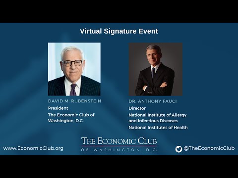 David Rubenstein interviews Dr. Anthony Fauci