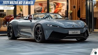 2025 Mazda MX-5 Miata Unveiled - A great roadster that won't break the bank!