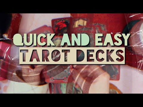 Tarot to get straight to the point 🎯 11 decks that are perfect for speedy readings!