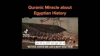 Quranic miracle about #Egyptian #history