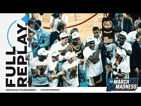 Michigan vs. Seton Hall - 1989 NCAA men’s national championship | FULL REPLAY