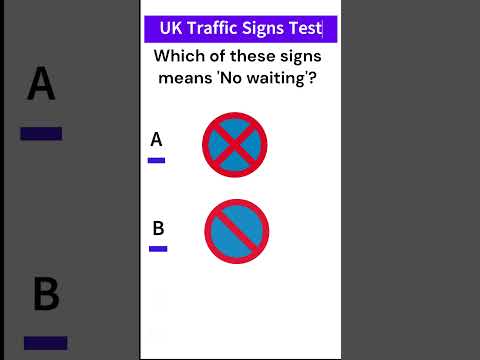 Crack the Code UK Traffic Sign Theory Test Part 7 #UK  Quick Quiz!