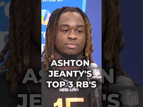 Ashton Jeanty LOVES These NFL RB's #nfl #shorts