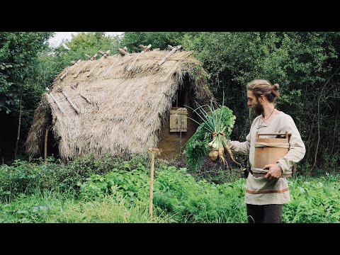 Medieval Harvest Season and Cooking on an Anglo-Saxon Homestead | Historic Vegetable Garden