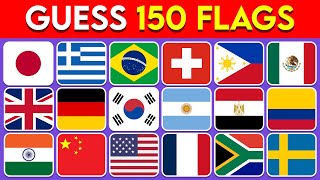 Guess The Country By The Flag Quiz 🚩 | Can You Guess 150 Flags?