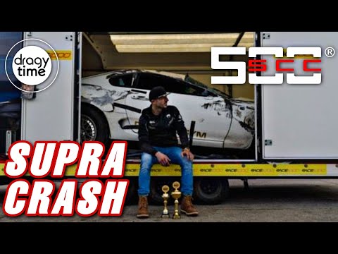 Mario's 1XXX HP Toyota Supra MKIV (CRASH) at 300 km/h (187 mph)