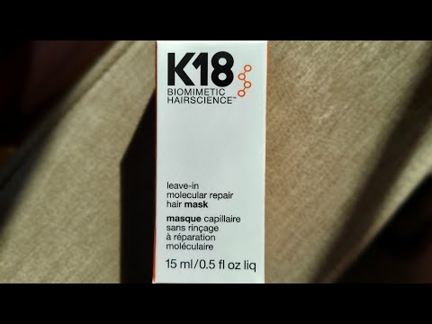 TESTING OUT K18 MOLECULAR REPAIR HAIR MASK! #k18  #k18hairmask #shorts