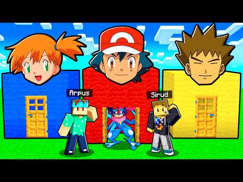 Don't Choose the Wrong POKEMON TRAINER Door! (Minecraft Pixelmon)