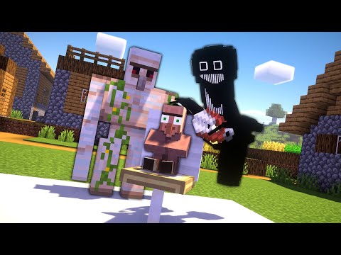 When Minecraft Scary mobs Have jobs!