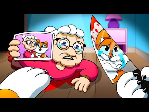 The SAD STORY of I AM CAT VR... (Cartoon Animation)