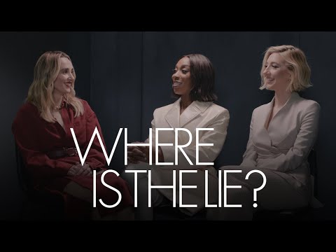 Chloe Fineman, Heidi Gardner, and Ego Nwodim Take Turns in the Hot Seat | Where Is The Lie? | ELLE