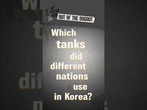 Which tanks did different nations use in Korea? #OOTD #shorts