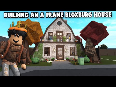 BUILDING THE SECOND HOUSE IN MY NEW BLOXBURG FALL TOWN