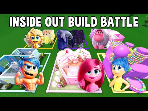 MEGA Inside Out NEW EMOTIONS Bedroom Build-Off CHALLENGE!