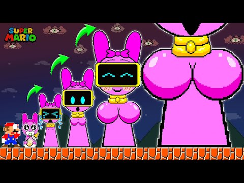 Mario and The EVOLUTION of GIANT SPRUNKI PINK BOT New Mod | Game Animation