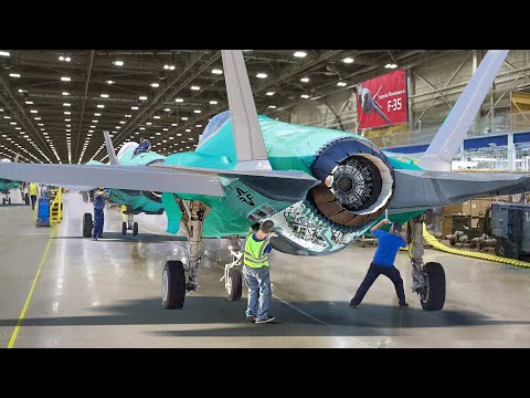 Inside Billion $ US Factory Producing Super Advanced Stealth Aircraft