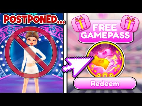 DRESS TO IMPRESS GAVE US A FREE GAMEPASS + NEW GAMEMODE POSTPONED... | (Roblox UPDATES)