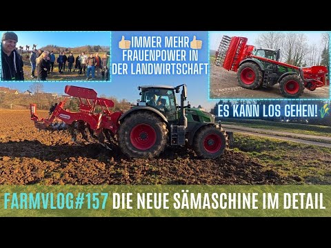 FarmVlog#157 FrauenPower in der Landwirtschaft / Neue Sämaschine im Detail