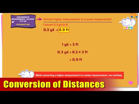 G5 - Module 13b - Introduction - Conversion of Distances | Appu Series | Grade 5 Math Learning