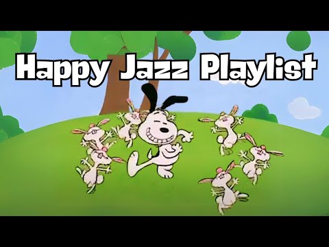 [𝐫𝐞𝐥𝐚𝐱𝐢𝐧𝐠 𝗽𝗹𝗮𝘆𝗹𝗶𝘀𝘁] Dance with Snoopy and Rabbits‧ 🐰🎧 Up lifting Jazz Playlist to Relax ✨