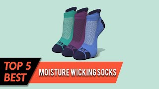 Top 5 Best Moisture Wicking Socks | Lightweight, Breathable, Sports, Walking, Hiking | Review 2023