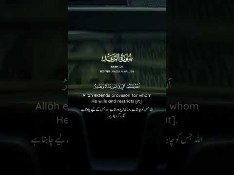 Surah Ar Ra'd Ayah 26 #holyquranforall #quran #beautifulquranrecitation #surahraad #ytshorts #qurani