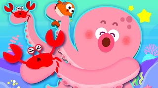 The Sea Animal Opposites Song | Fun Rhyming Song | Nursery Rhymes & Kids Songs