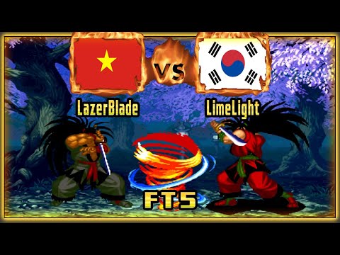 Samurai Shodown 4 - LazerBlade (VNM) VS (KOR) LimeLight [samsho4] [FT5] サムライスピリッツ4