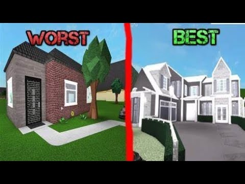 !🏘RATING PEOPLE'S BLOXBURG HOUSES IN ROBLOX FROM bad to worst🏘🏢!