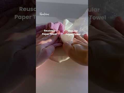 Reusable Paper Towels #papertowel #kitchenhacks #cleaninghacks