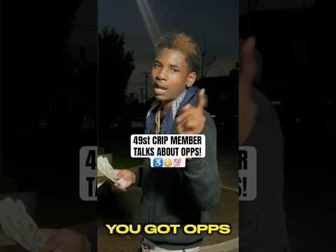 49st CRIP TALKS ABOUT OPPS!! ♿️😳 #trending #shorts #viralshorts #crips #vlog #fyp