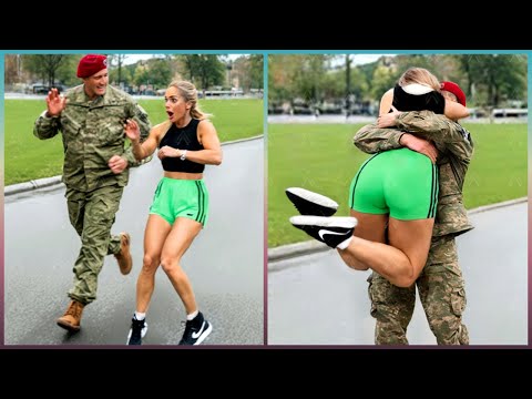 Most Emotional Soldiers Coming Home Compilation 2024 !