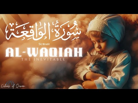 Surah Waqiah + RAIN (سورة الواقعة) - SPELLBINDING & CALMING Recitation | Sleep, Study | #quranlofi