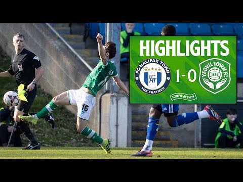 Highlights | FC Halifax Town 1-0 Yeovil Town